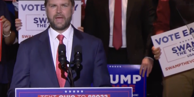 트럼프 러닝메이트 JD 밴스 “자녀 없는 카멜라가 국가운영? 말도안돼” … 여론 뭇매